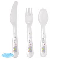 Personalised Tiny Tatty Teddy Cuddle Bug 3 Pc Plastic Cutlery Set Extra Image 1 Preview